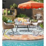 Sunflower Yellow Jarrin SunbrellaÂ® Indoor/Outdoor Throw Pillow (Set of 2) - Image 3