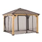 Sunjoy Universal Mosquito Netting for 13 ft. Ã— 15 ft. Wood-Framed Gazebos - Image 2