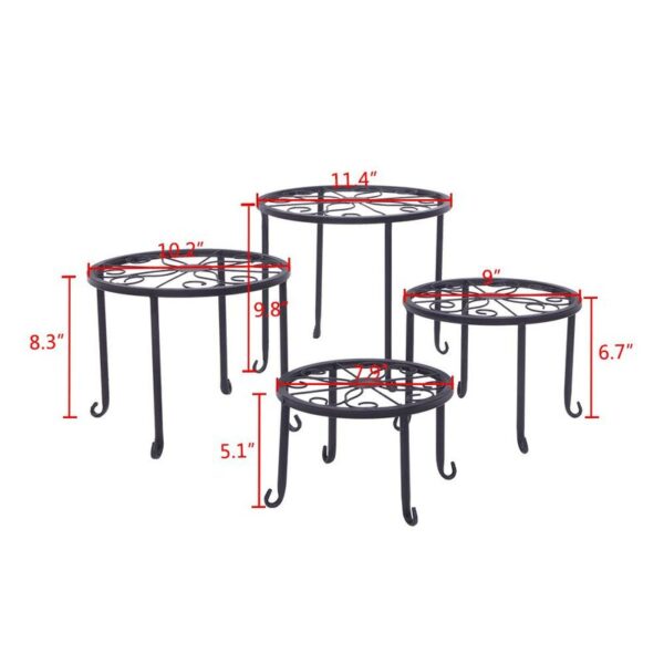 Sunnydale 4 Piece Plant Stand Set - Image 5