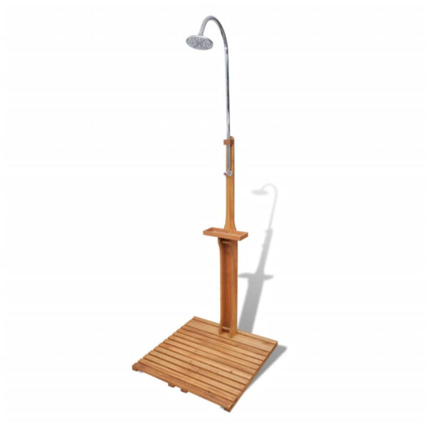 Swavar Solid Wood Fir Garden Shower Outdoor Camping Shower Stand Multi Colors - Image 2