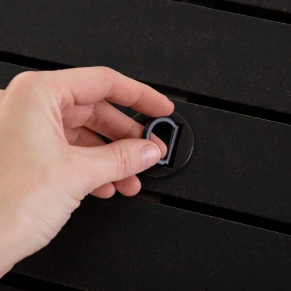 Talbot 24'' H x 48'' W Aluminum Propane Outdoor Fire Pit Table with Lid - Image 8