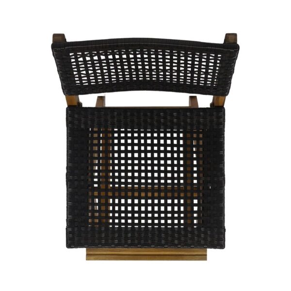 Tammy Folding Acacia Wood 31.5" Patio Bar Stool (Set of 2) - Image 6