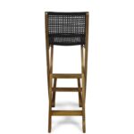 Tammy Folding Acacia Wood 31.5" Patio Bar Stool (Set of 2) - Image 8