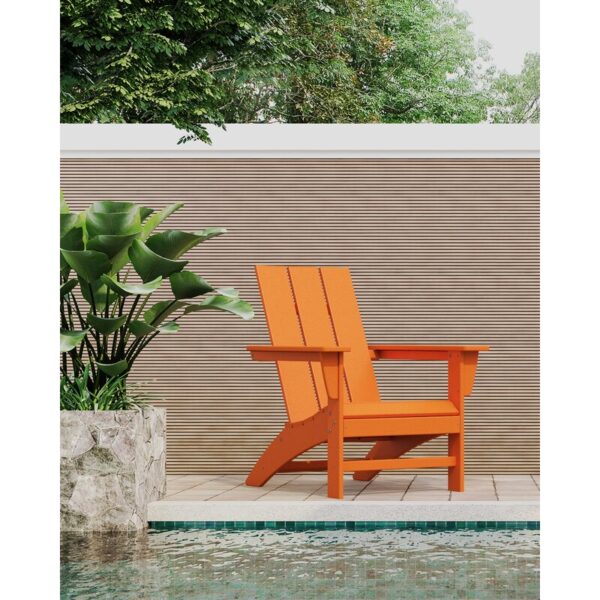 Tangerine Modern Adirondack Outdoor Chair (Part number: AD420TA) - Image 4