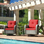 Tapan Polyethylene (PE) Wicker 2 - Person Seating Group with Cushions - Image 12