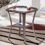 Tapan Polyethylene (PE) Wicker 2 - Person Seating Group with Cushions - Image 5