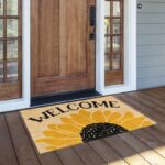 Tascherau Sunday Morning Coir 24 in. x 36 in. Outdoor Door Mat - Image 2