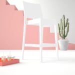 Taupe Adrienne Patio Bar Stool (Set of 2) - Image 11