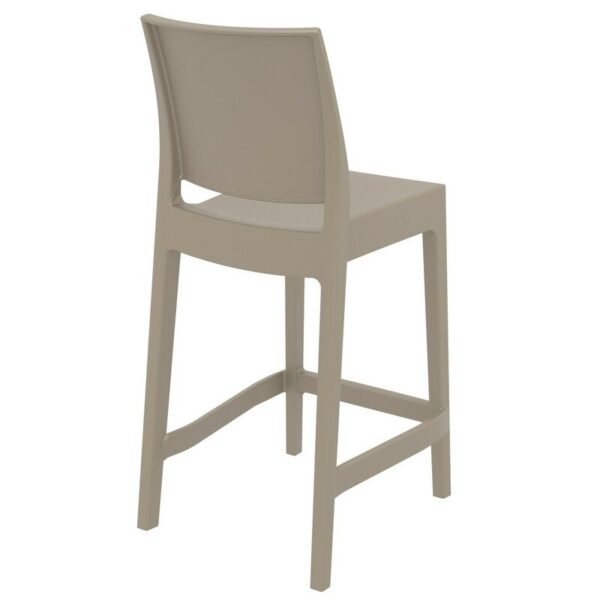 Taupe Adrienne Patio Bar Stool (Set of 2) - Image 6