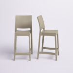 Taupe Adrienne Patio Bar Stool (Set of 2) - Image 4