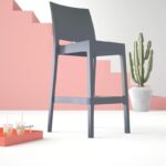 Taupe Adrienne Patio Bar Stool (Set of 2) - Image 12