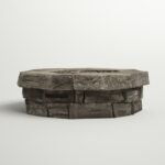 Tavon 12'' H x 39'' W Fiber Reinforced Concrete Outdoor Fire Pit Table - Image 4