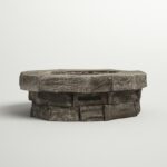 Tavon 12'' H x 39'' W Fiber Reinforced Concrete Outdoor Fire Pit Table