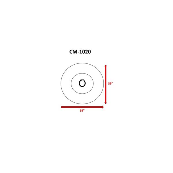 Tavon 12'' H x 39'' W Fiber Reinforced Concrete Outdoor Fire Pit Table - Image 6