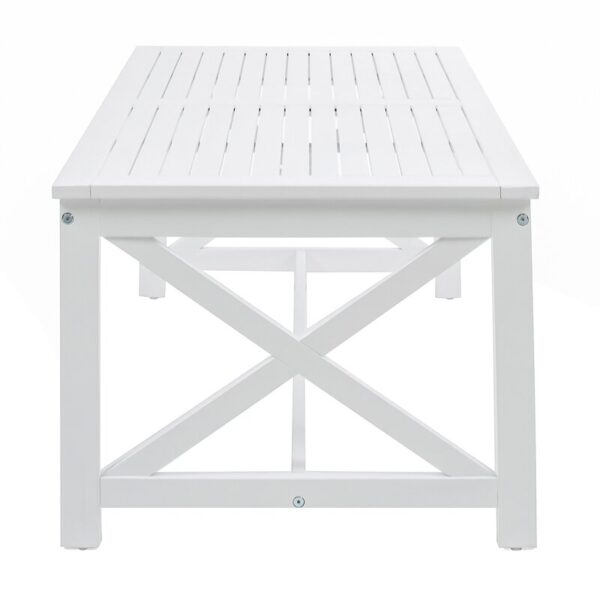 Teague Acacia Outdoor Coffee Table - Image 8