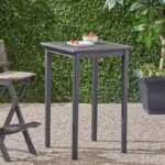 Teak Dominique Acacia Outdoor Bar Table - Image 6