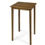 Teak Dominique Acacia Outdoor Bar Table - Image 3