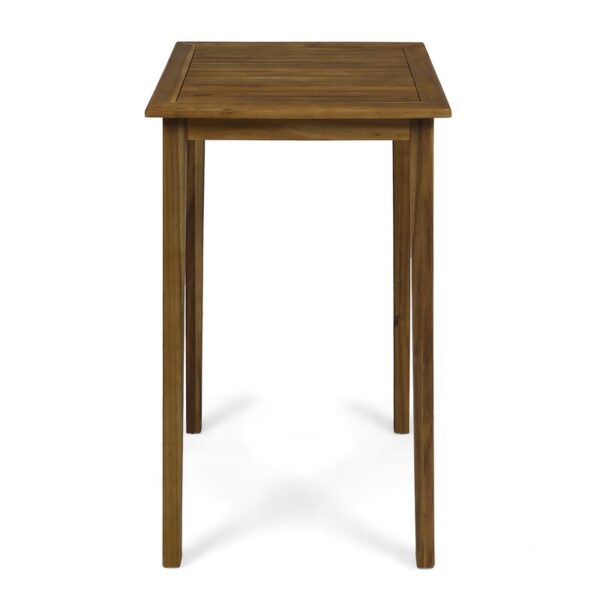 Teak Dominique Acacia Outdoor Bar Table - Image 2