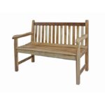 Teak Outdoor Bench - Image 5