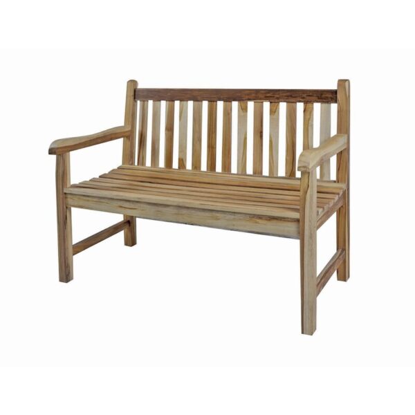 Teak Outdoor Bench - Image 5