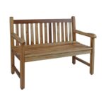Teak Outdoor Bench - Image 6