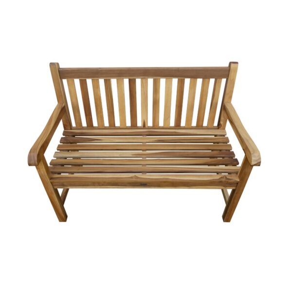 Teak Outdoor Bench - Image 7