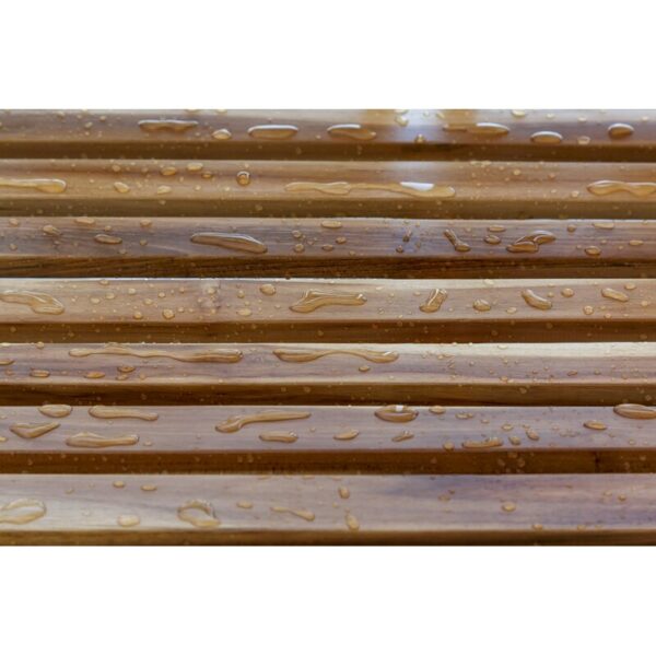 Teak Outdoor Bench - Image 4