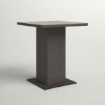 Tegan Metal Outdoor Bar Table - Image 2