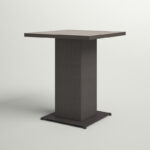 Tegan Metal Outdoor Bar Table - Image 4