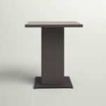 Tegan Metal Outdoor Bar Table - Image 3