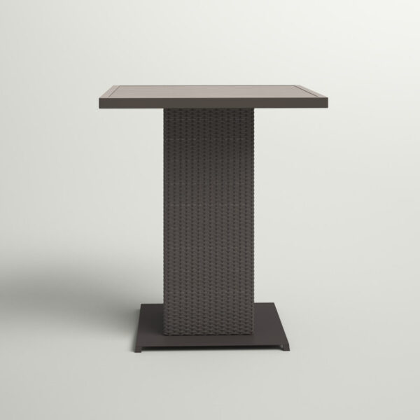 Tegan Metal Outdoor Bar Table - Image 3