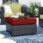 Tegan Outdoor Ottoman with Cushion
