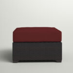 Tegan Outdoor Ottoman with Cushion - Image 3