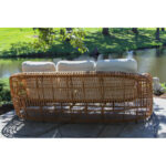 Tena 80.5'' Wide Outdoor Wicker Patio Sofa with Sunbrella Cushions - Image 6