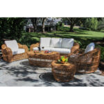 Tena 80.5'' Wide Outdoor Wicker Patio Sofa with Sunbrella Cushions - Image 7