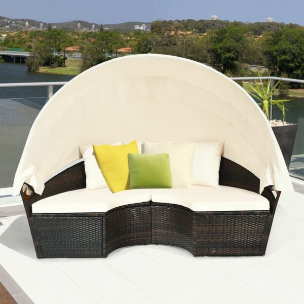 Teoman 69.5'' Wide Outdoor Patio Daybed with Cushions - Image 5