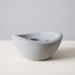 TerraFlame Wave Concrete Table Top Gel Fuel Fire Bowl - Indoor and Outdoor Use - Image 5