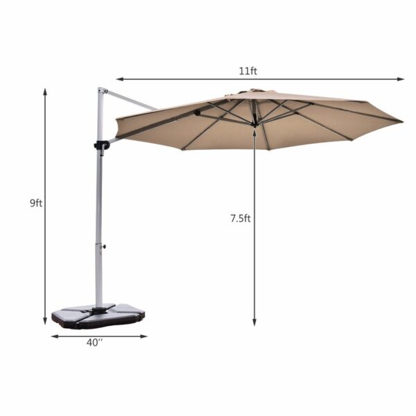 Terrera 132'' Cantilever Umbrella - Image 2