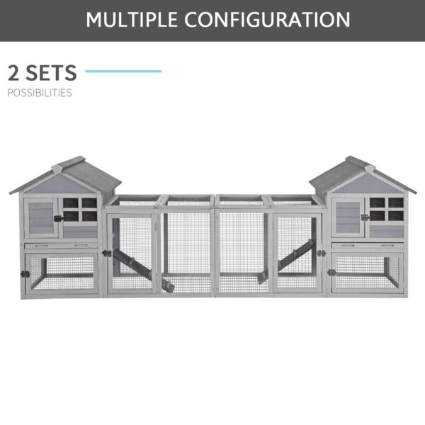 Theodis Weather Resistant Rabbit Hutch with Ramp - Image 7