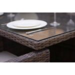 Theone Rectangular 10 - Person Outdoor Dining Set - Image 4