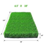 Thick Realistic 78" x 117" Artificial Grass Turf Rugs and Rolls - Image 2