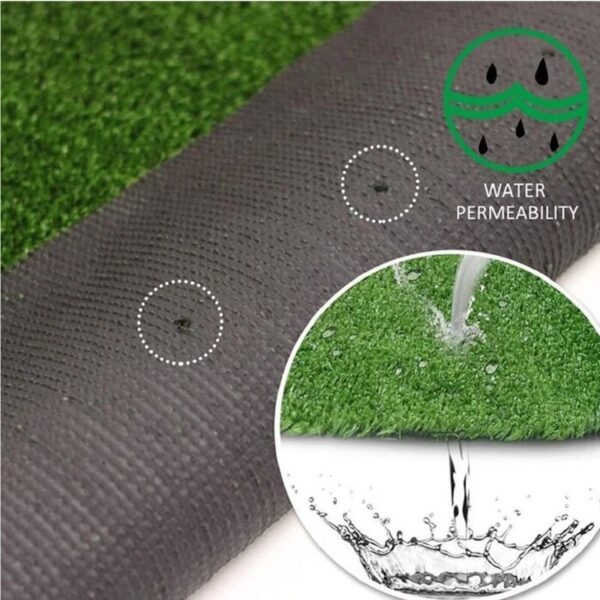 Thick Realistic 78" x 117" Artificial Grass Turf Rugs and Rolls - Image 4