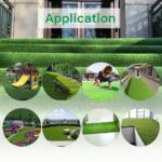 Thick Realistic 78" x 117" Artificial Grass Turf Rugs and Rolls - Image 5