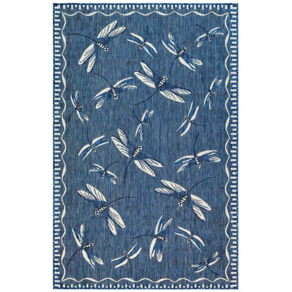 Thornburg Navy Indoor/Outdoor Rug - Image 10