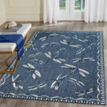 Thornburg Navy Indoor/Outdoor Rug