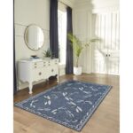 Thornburg Navy Indoor/Outdoor Rug - Image 8
