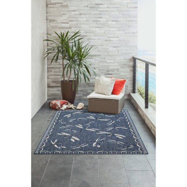 Thornburg Navy Indoor/Outdoor Rug - Image 4