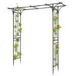 Thorold 81.1" W x 16.1" D x 85" H D Iron Arbor