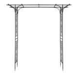 Thorold 81.1" W x 16.1" D x 85" H D Iron Arbor - Image 2