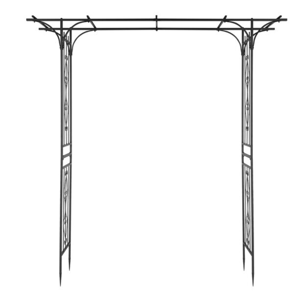 Thorold 81.1" W x 16.1" D x 85" H D Iron Arbor - Image 2